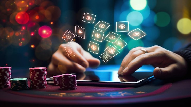 Membaca promosi lewat layar ponsel